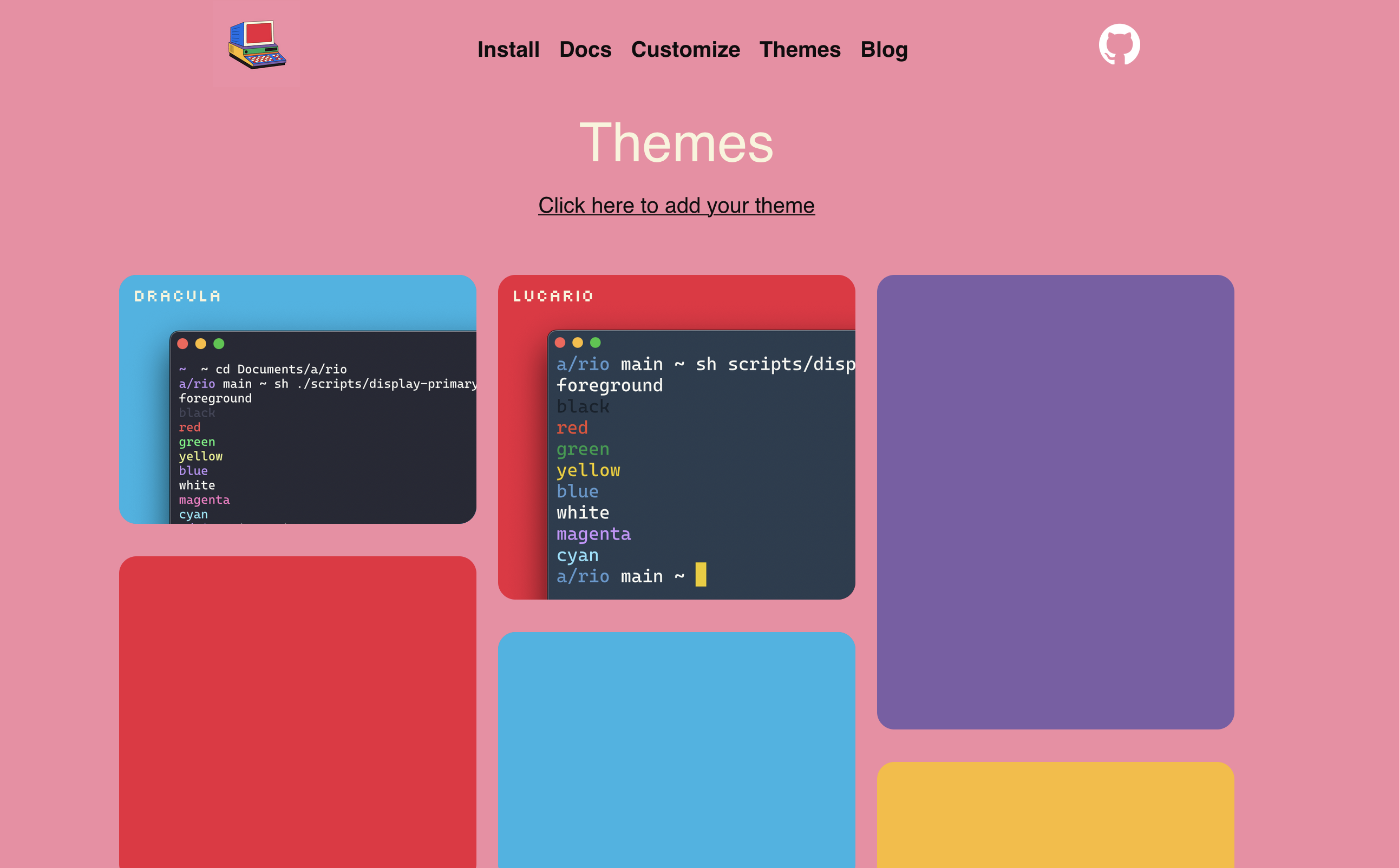 Themes support